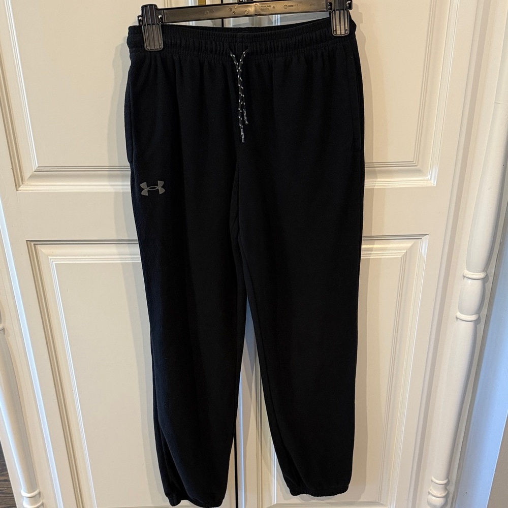 Under armour fleece boys sweat pants size jr large